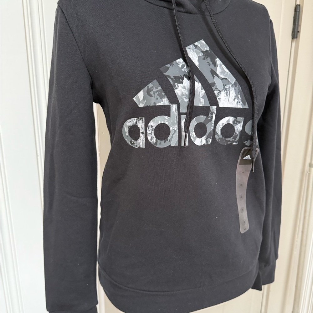 Adidas Women’s Black Hoodie Jacket - Picture 2 of 4